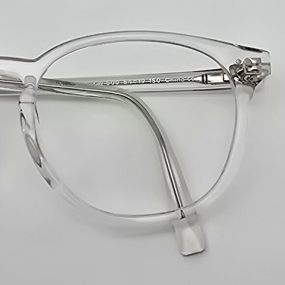 *SOLD*Warby Parker Carlton XW 500 Crystal Clear Eyeglasses Frame w/ Box and Case - Picture 14 of 16